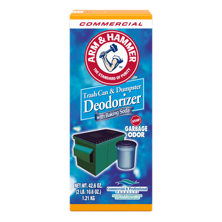 Arm & Hammer 33200-84116 Trash Can & Dumpster Deodorizer 42.6 oz. 9/CS