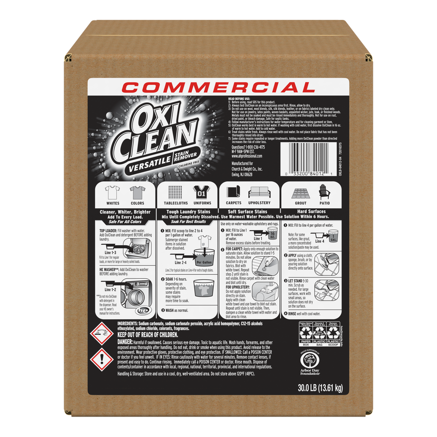 Oxiclean 33200-84012 OxiClean Versatile Stain Remover 30 lb.
