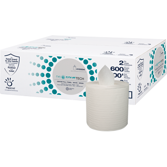 Sofidel 410334 DISSOLVETECH Centerpull Towel 7.6x10" 600 Sheet White 6/CS