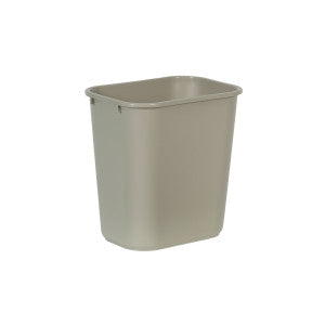 Rubbermaid FG295600BEIG-EA Medium Wastebasket Beige 28 Quart / 26.5 Liter