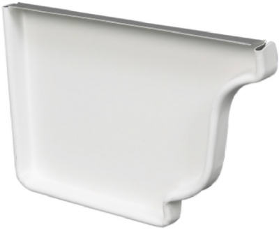 5" WHT ALU Left EndCap