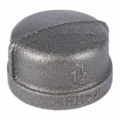 1-1/4 BLK Pipe Cap
