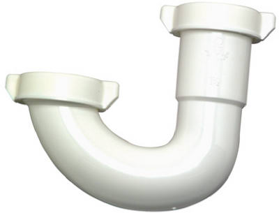 MP WHT Kitch Drain Bend