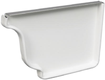 5" WHT ALU Right EndCap