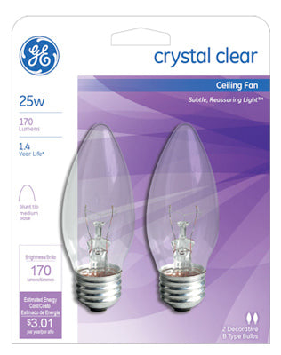 GE2PK 25W CLR Fan Bulb