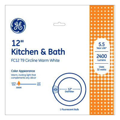 GE32W 12" K&B Circ Bulb