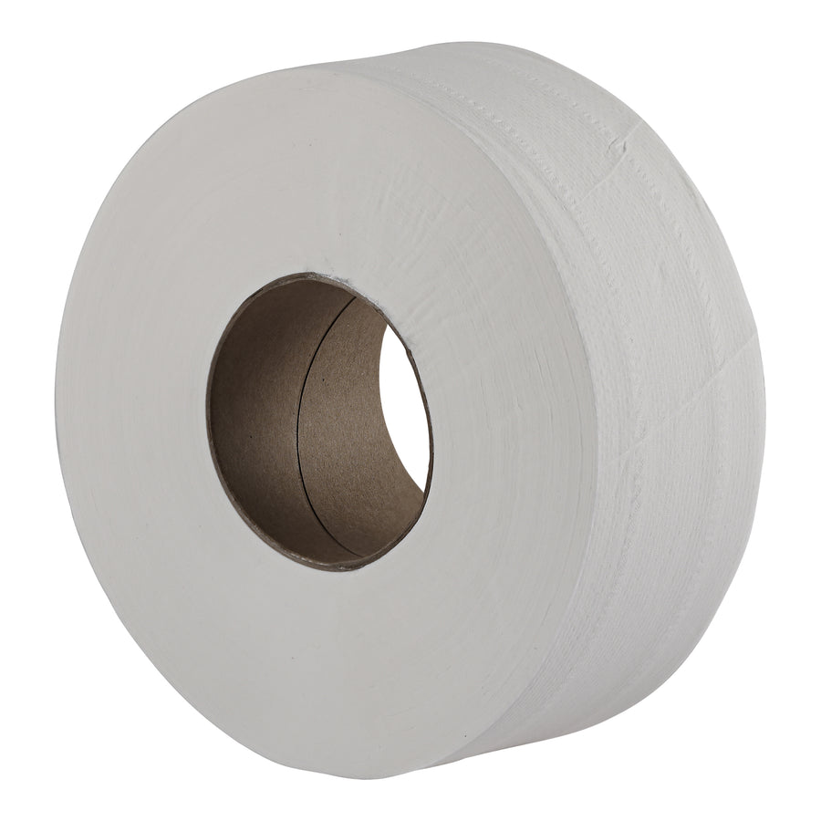Empress JT 129100 2-Ply Jumbo Tissue 3.3" x 700', 9", White, 12/CS