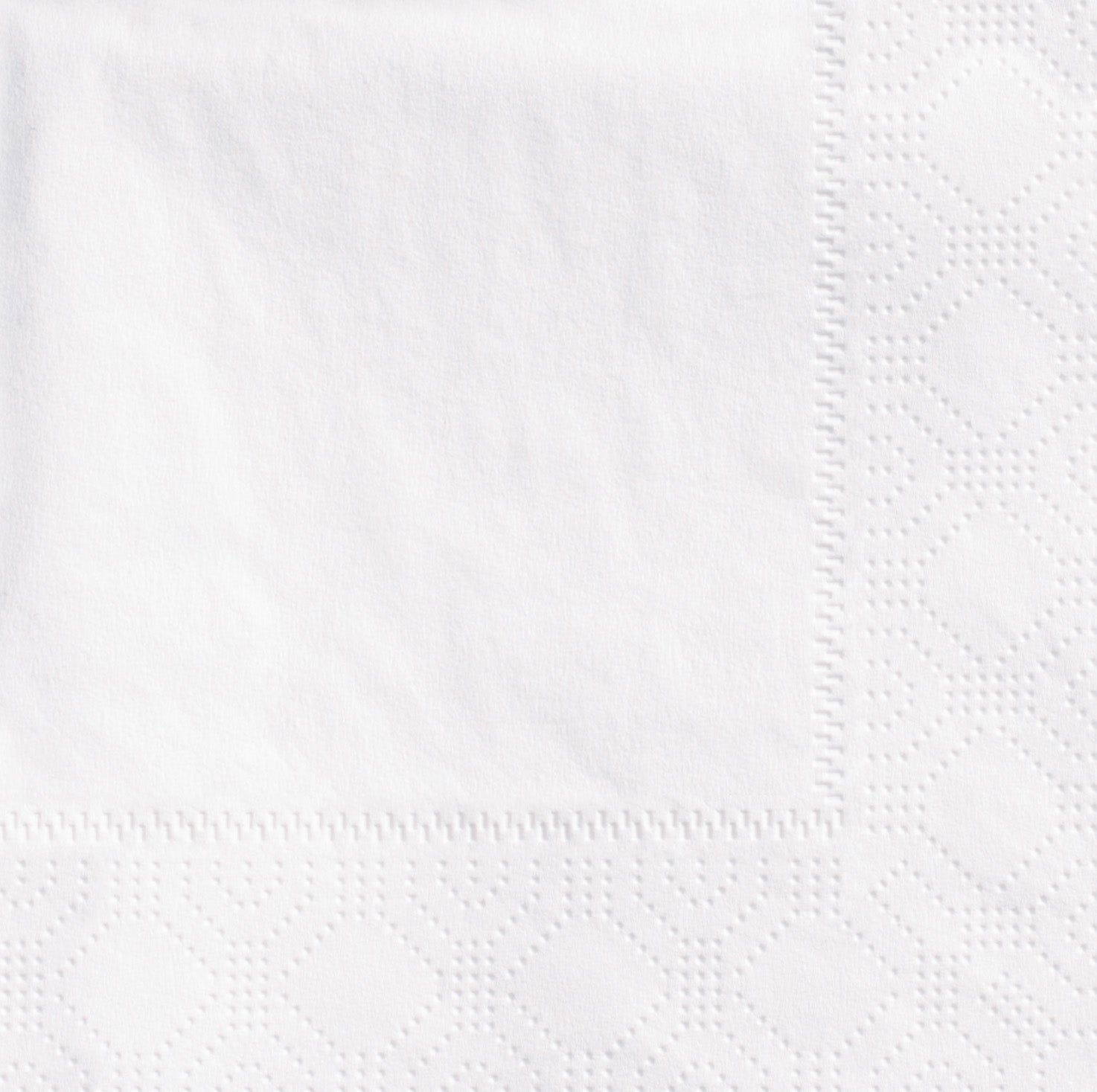 Hoffmaster 180330 9.5" X 9.5" White Beverage Napkin 2-Ply 1/4 Fold Regal Emboss 3000/CS