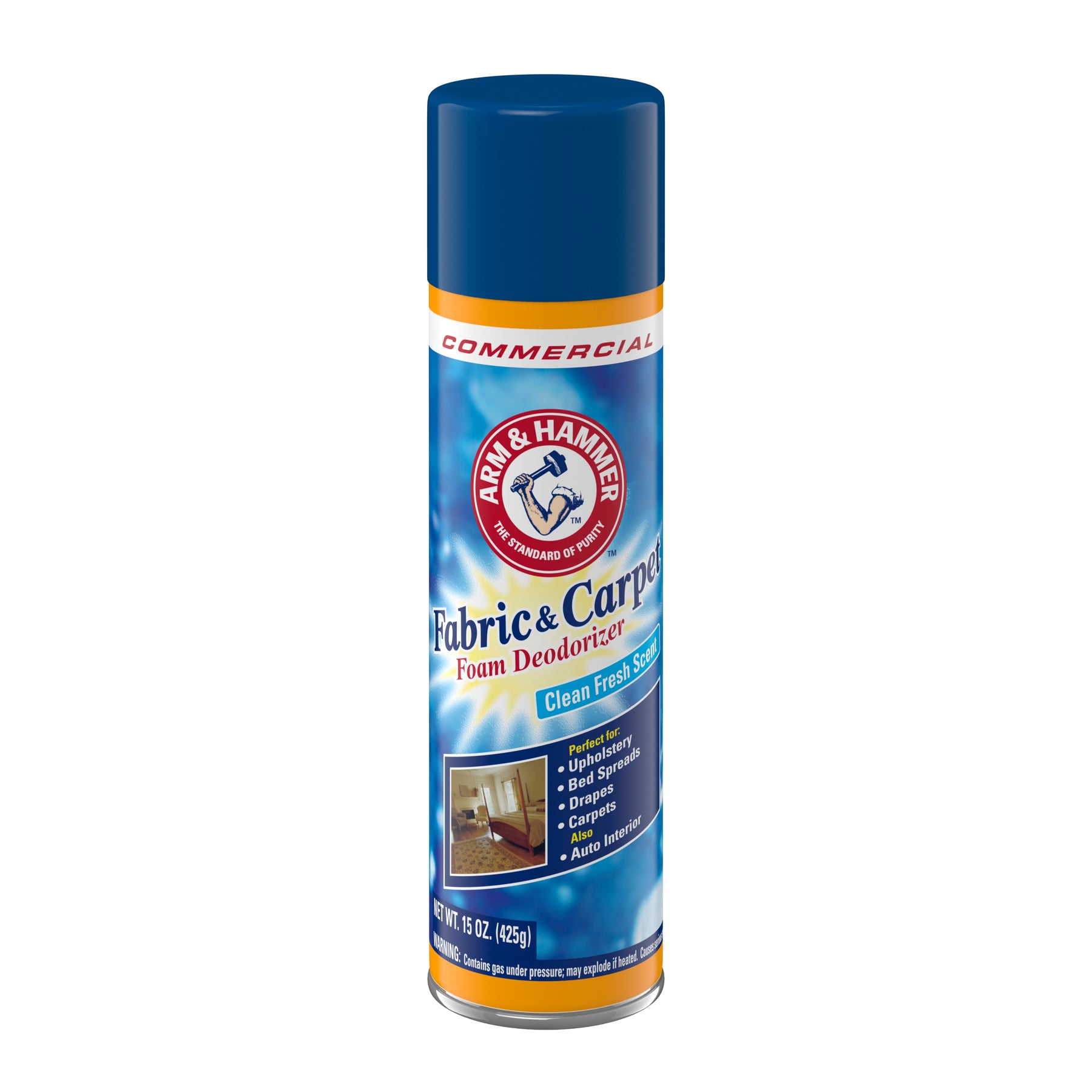 Arm & Hammer 33200-00514 Arm & Hammer Carpet Deodorizer 15 oz. Clean Fresh Scent 8/CS