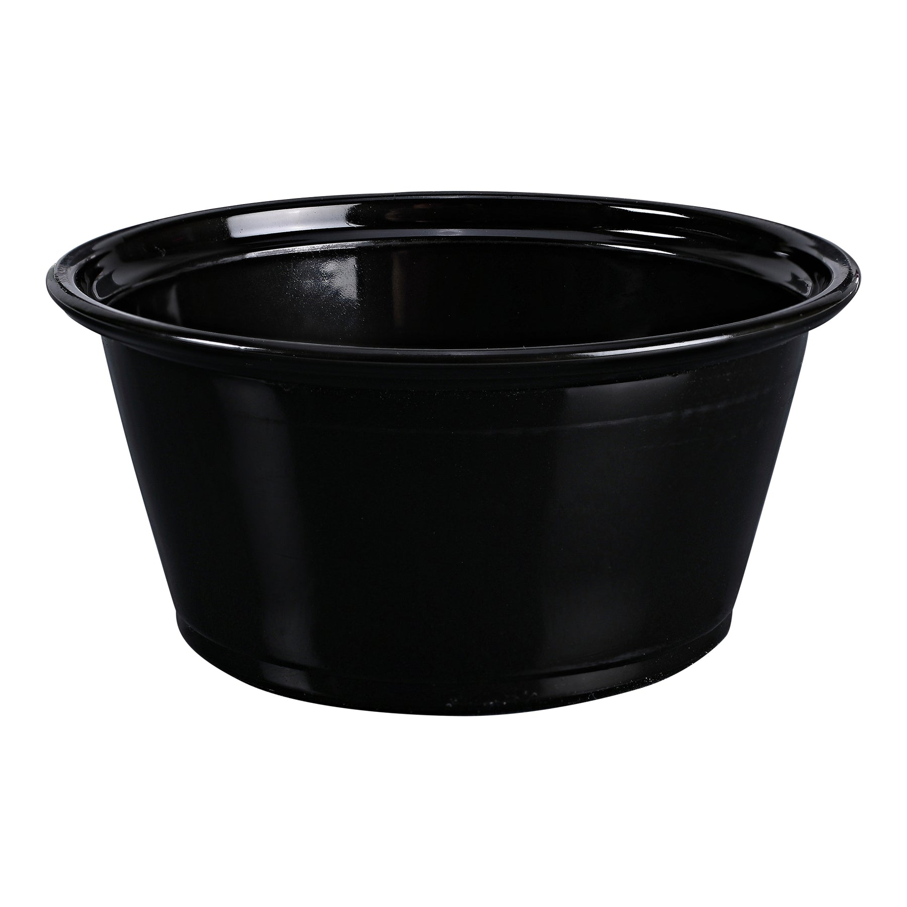 Empress EPC325B Plastic Portion Cup 3.25oz Black 2500/CS