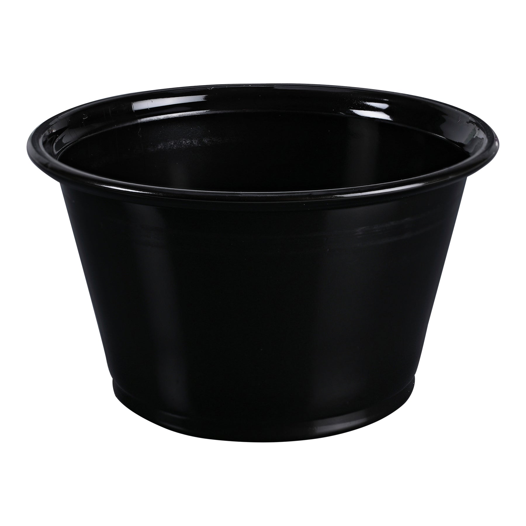 Empress EPC400B Plastic Portion Cup 4oz Black 2500/CS