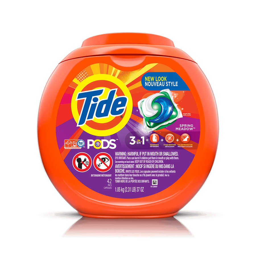 Tide 93127 Tide PODS Laundry Detergent 35 Count Spring Meadow Scent 4/CS