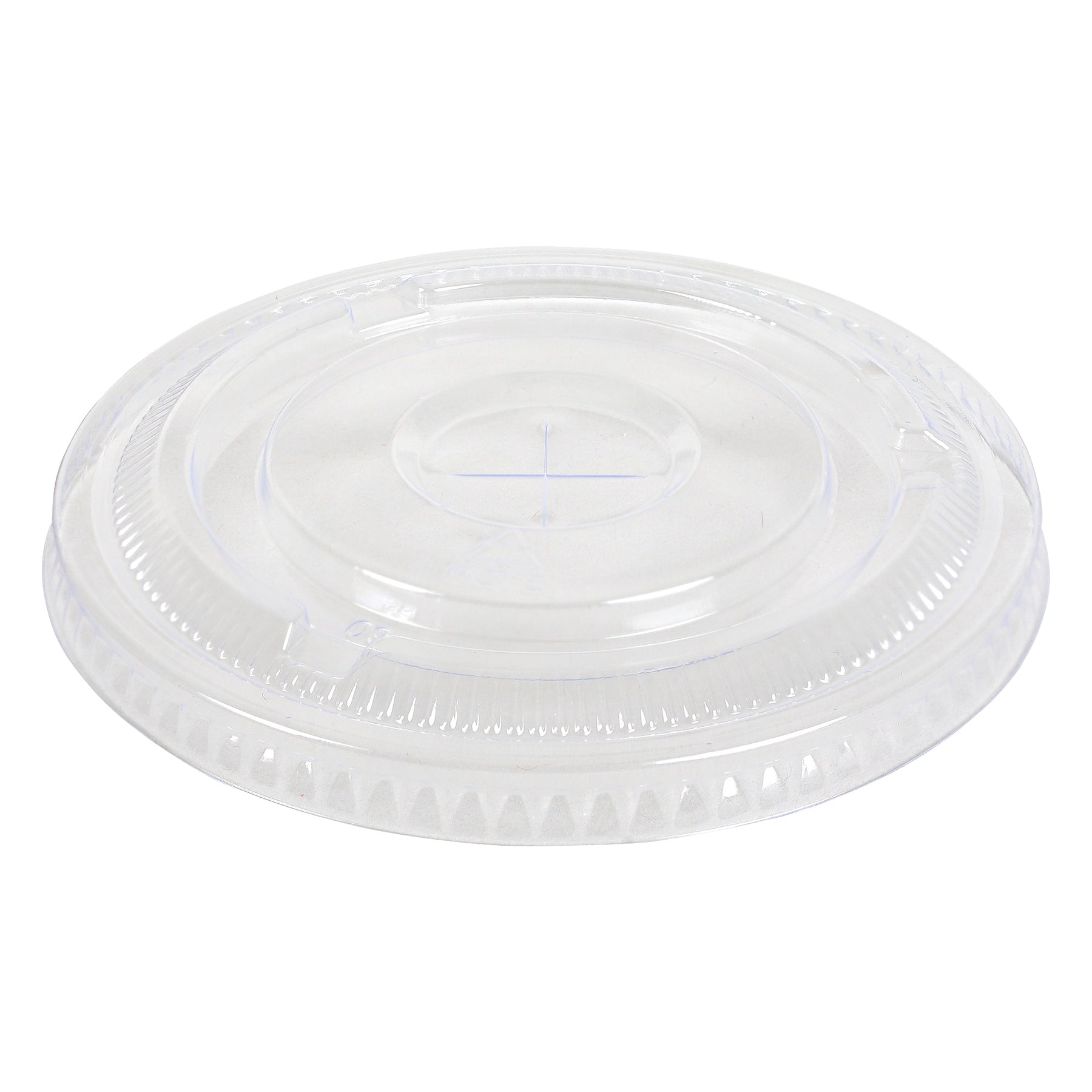 Empress EPETFL12S Flat Straw Slot Lid Fits 12oz Squat - 24oz PET Cups 1000/CS