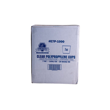 Empress E7P-1000 Polypro Cup 7oz Clear 1000/CS