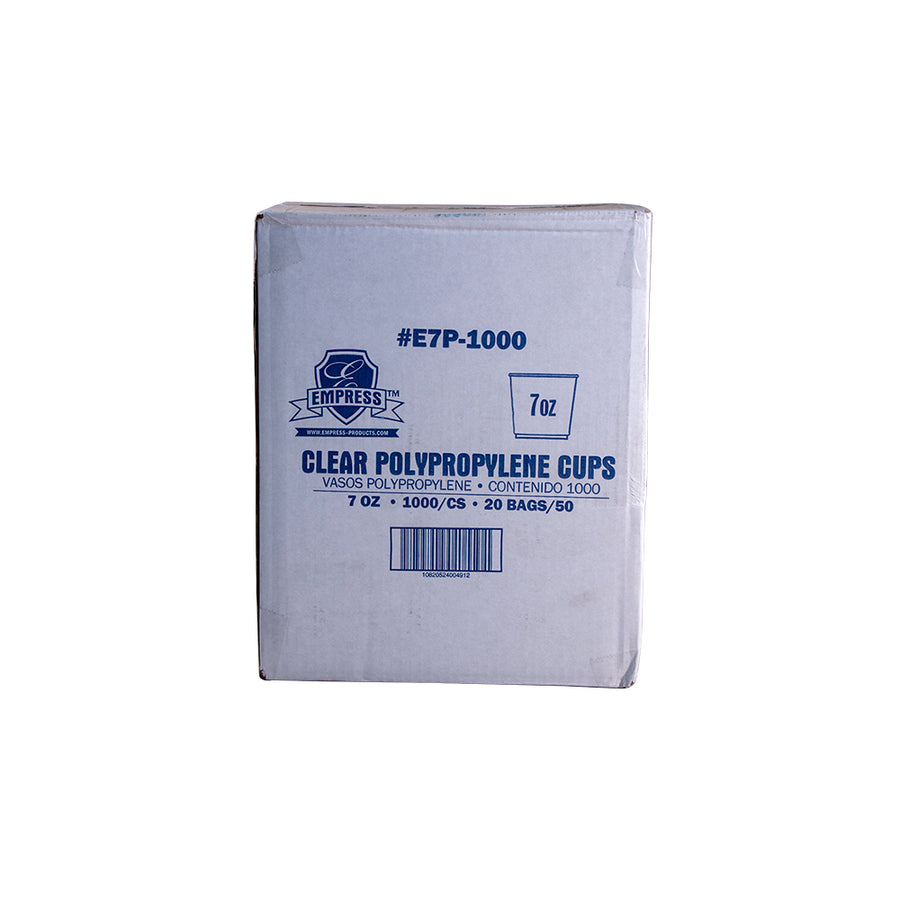 Empress E7P-1000 Polypro Cup 7oz Clear 1000/CS