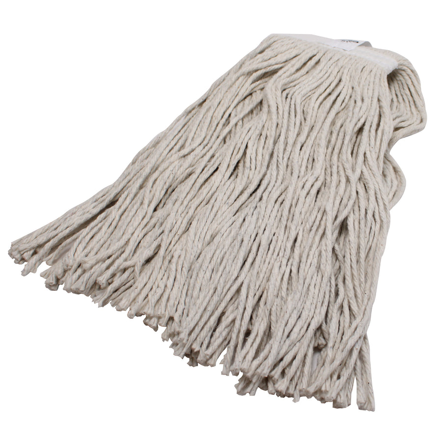 Performance Plus P09003 #20 Cotton Cut End Wet Mop 4ply White 12/CS