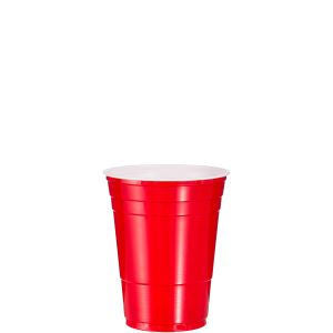 Solo P16R Red PS Cup - Smooth Sidewall 16oz 1000/CS