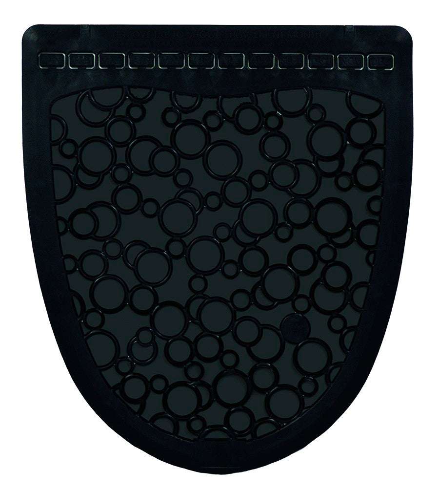 Fresh Products PSUM-F-00 P-Shield Urinal Mat Black / Black 6/CS