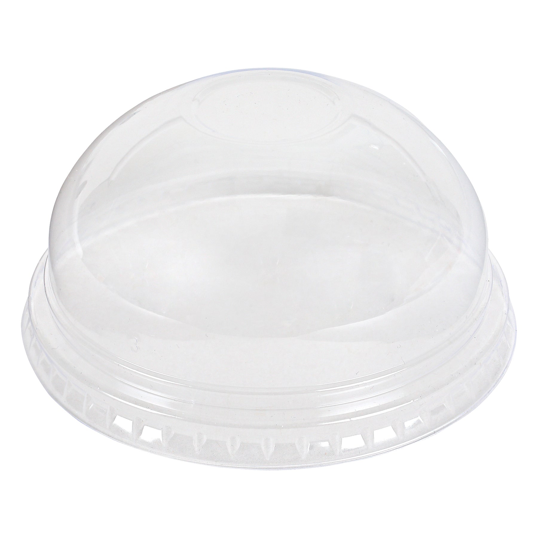 Empress EPETDL12T Dome Lid w/ No Hole Fits 9oz Squat & 12oz Tall PET Cups 1000/CS