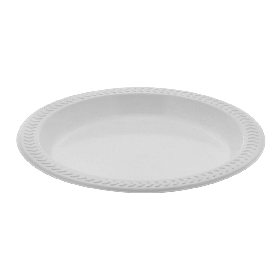 Pactiv YMI6 6" White Sandwich Plate Impact Plastic Tableware 1000/CS
