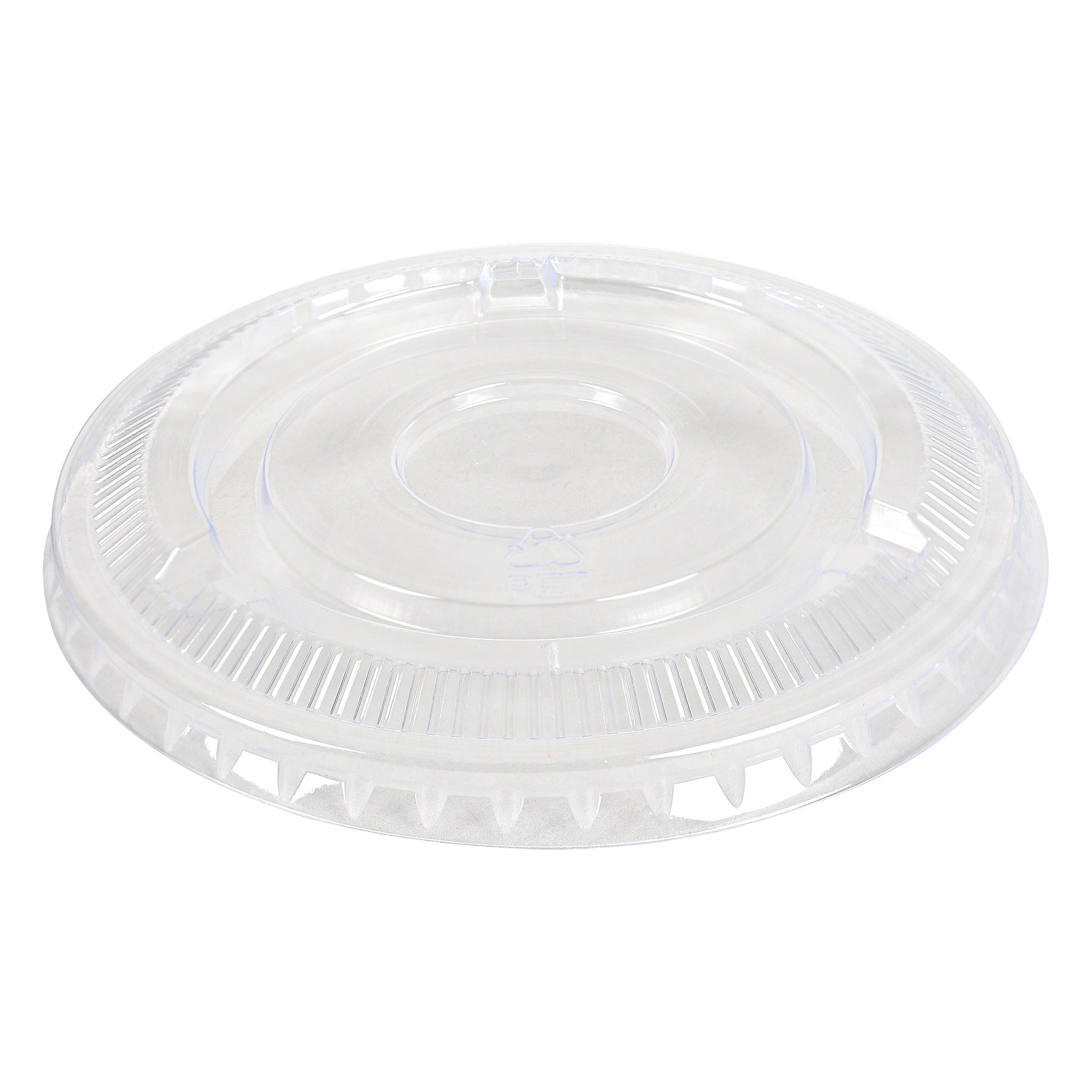 Empress EPETFL12T-NH Flat Lid w/ No Straw Slot 92 mm Fits 9 Squat 12 oz Tall PET Cups 1000/CS