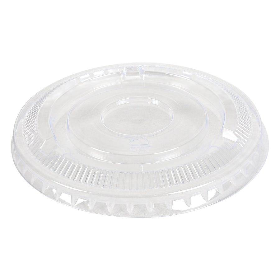 Empress EPETFL12T-NH Flat Lid w/ No Straw Slot 92 mm Fits 9 Squat 12 oz Tall PET Cups 1000/CS