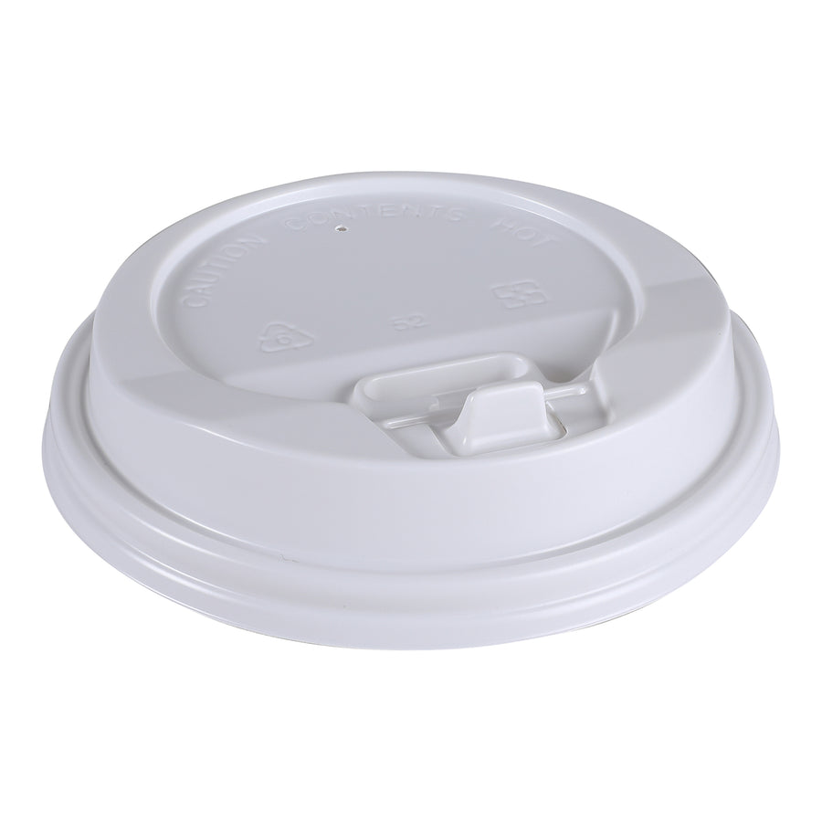 Empress E1020-DLW Dome Lid for 10-20oz Paper Hot Cups White 1000/CS