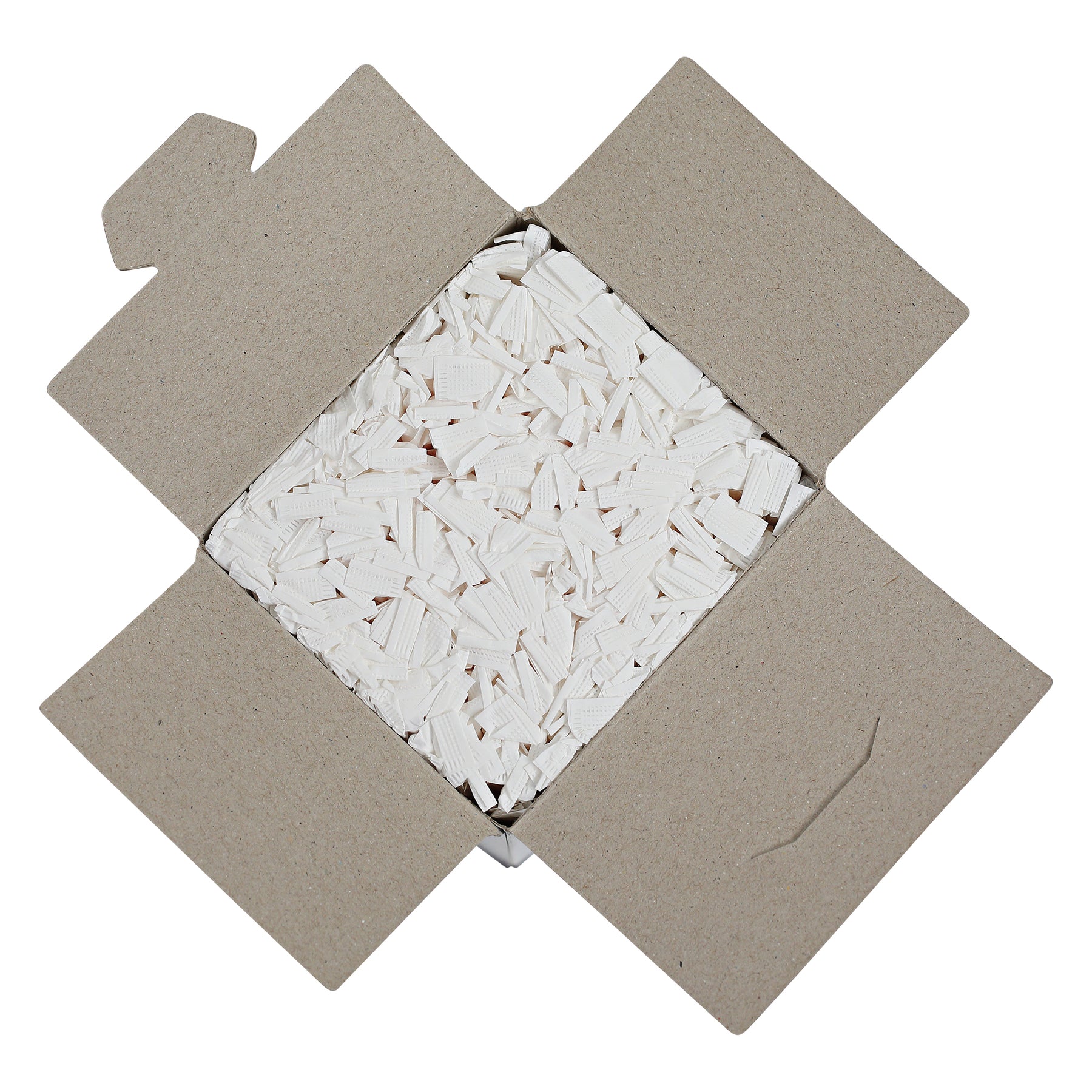 Empress E575RS Semi Slim Milk Straw Paper Wrapped 5.75" Red Stripe Boxed 12000/CS