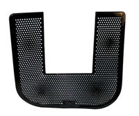 Hospeco 1550-5 Toilet Floor Commode Mat Deodorized Black 6/CS