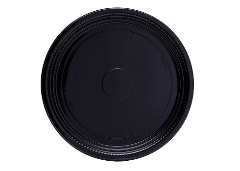 WNA A516PBL CaterLine Round Thermoformed Tray 16" Black 25/CS