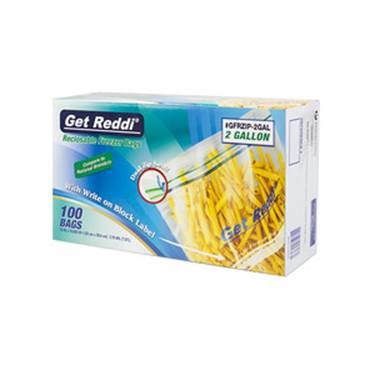IBS GFRZIP-2GAL Double Zip Reclosable Freezer Bag 2 Gallon 13" X 15.63" LDPE Clear 100/CS