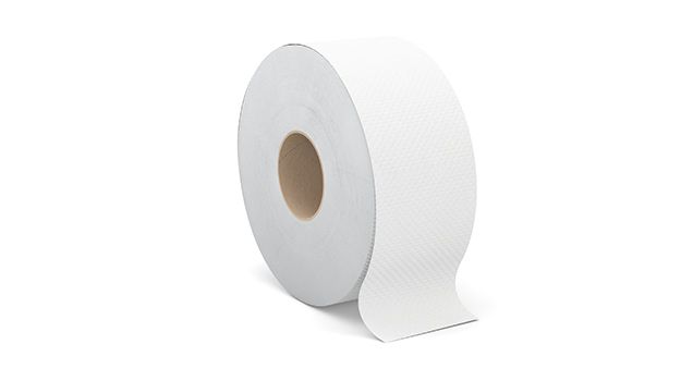 Cascades PRO B080 Select Jumbo Roll Bath Tissue 3.3" X 500' 2-Ply 12/CS