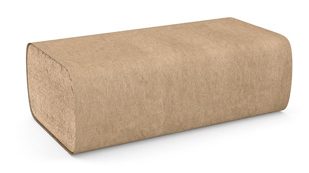 Cascades PRO H175 Select Multifold Paper Towel Natural 9" X 9.45" 1-Ply, 250 Sheets, 16/CS