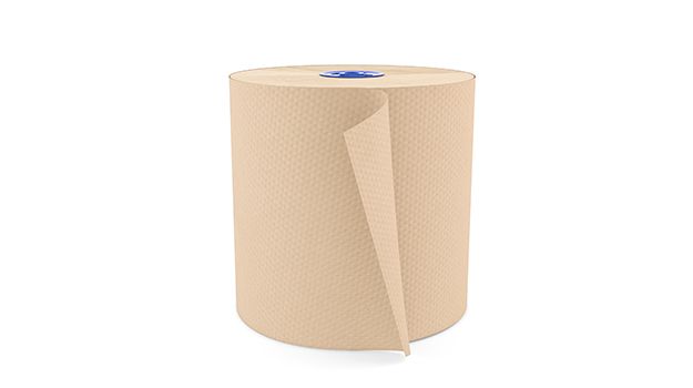 Cascades PRO T115 Perform Hardwound Roll Towel Natural 7.5" X 775' 1-Ply 6/CS