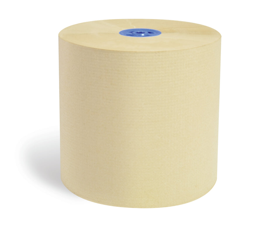 Cascades PRO T225 Perform Hardwound Roll Towel Natural 7.5" X 1050' 1-Ply 6/CS