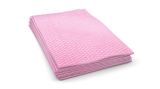 Cascades PRO W900 Tuff-Job Economy Foodservice Wiper Pink 12" X 24" 1/4 Fold 200/CS