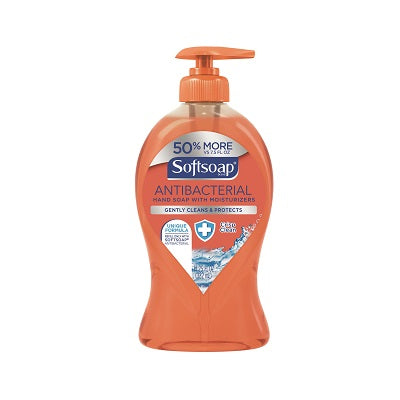 Colgate US03562A Softsoap Liquid Hand Soap Base Pump Antibacterial Crisp Clean 11.25 oz 6/CS