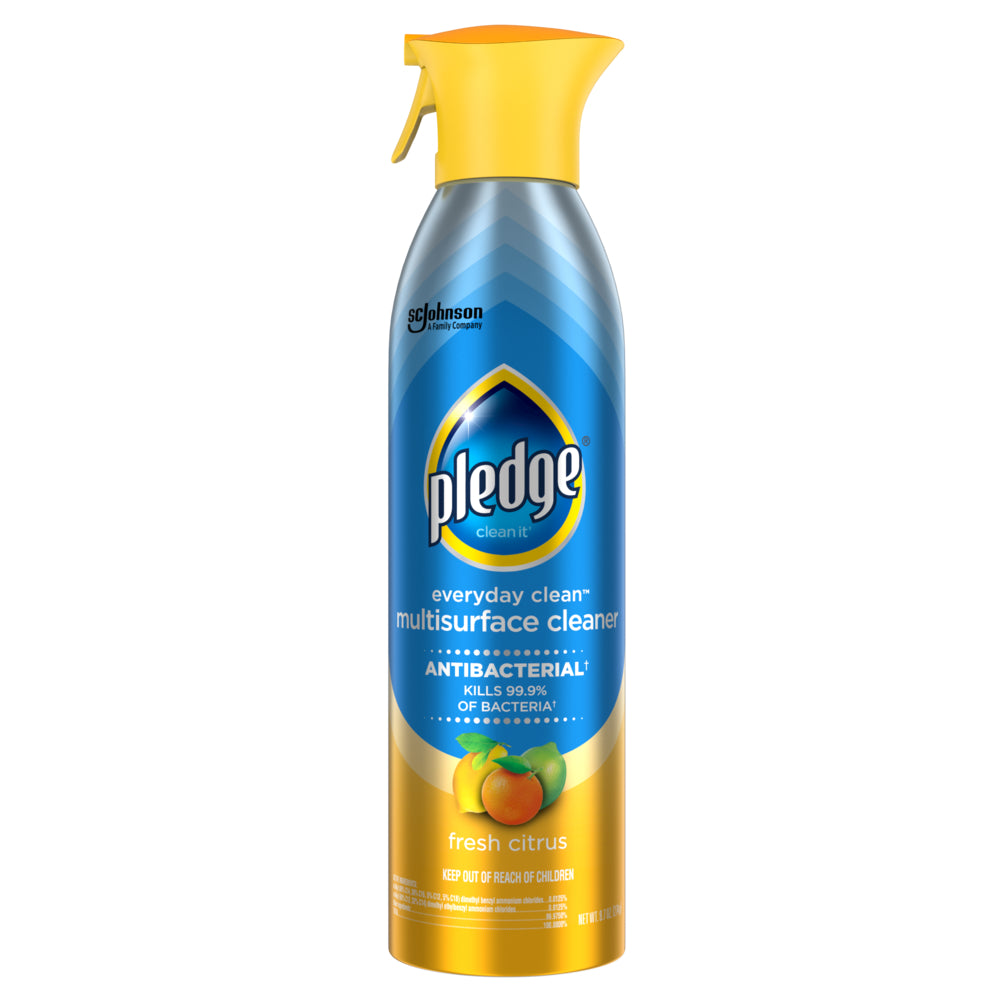 Pledge 382905 Pledge Multi-Surface Cleaner 9.7 oz. Aerosol Fresh Citrus 6/CS