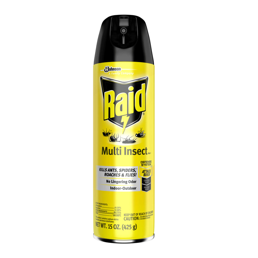 RAID 300819 Raid Multi-Insect Killer 7 15 oz. Aerosol 12/CS