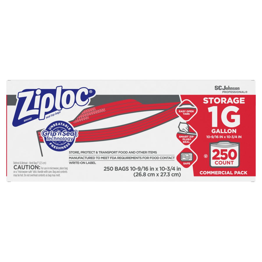 Ziploc 364948 Ziploc Storage Bags 1 Gallon 250/CS