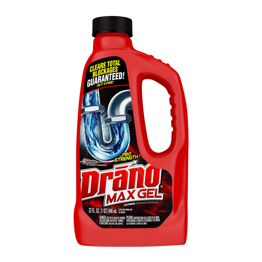 Drano 335710 Drano Max Gel Clog Remover 32 oz. 12/CS