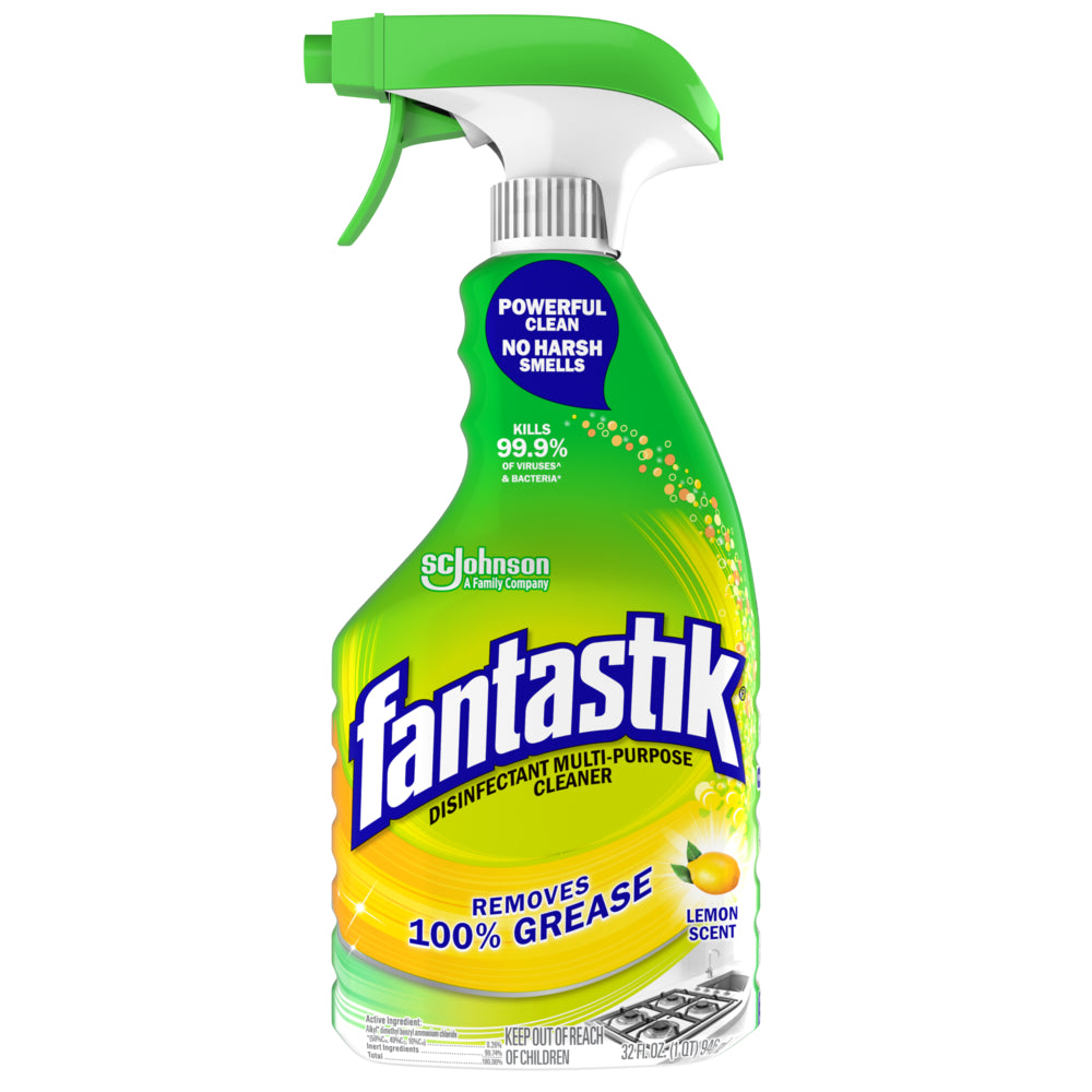 Fantastik 366094 Fantastik All-Purpose Cleaner 32 oz. Trigger Spray Lemon Scent 8/CS