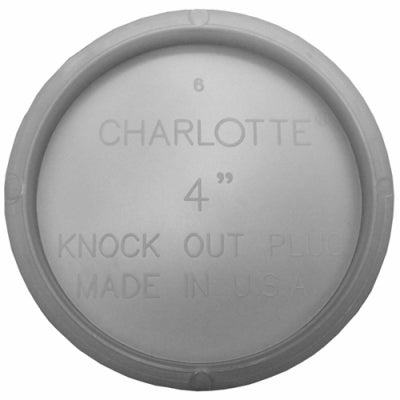 4" PVC Pipe Test Cap