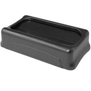 Rubbermaid FG267360GRAY-EA Slim Jim Container Swing Lid Gray