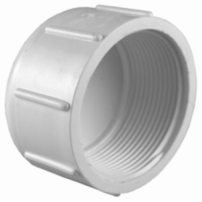 2" WHT Cap Threaded
