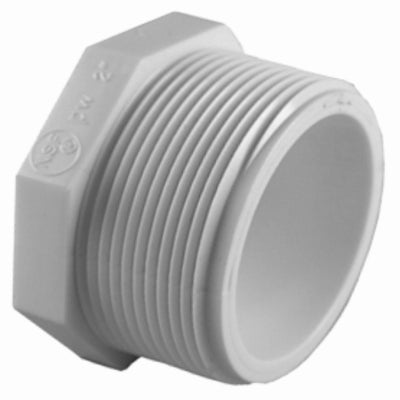 1" WHT MPT Plug