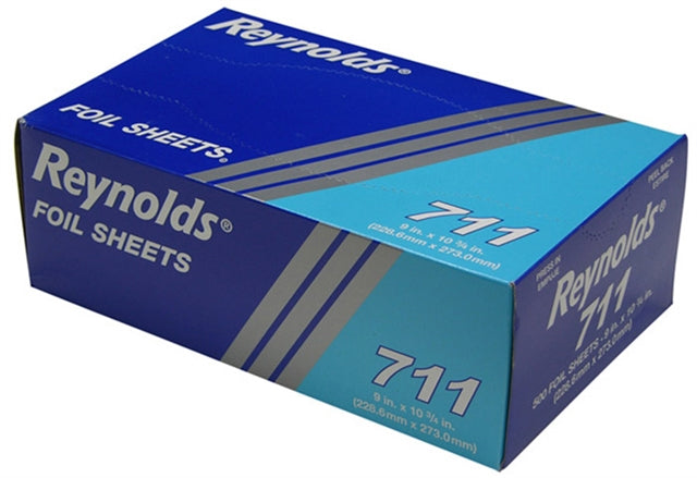 Pactiv 711 9x10.75 Foil Pop-up Sheets Reynolds 3000/CS