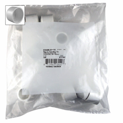 10PK 1/2 SCH40 PVC Cap