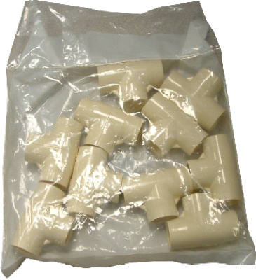 10PK 1/2" CPVC Tee