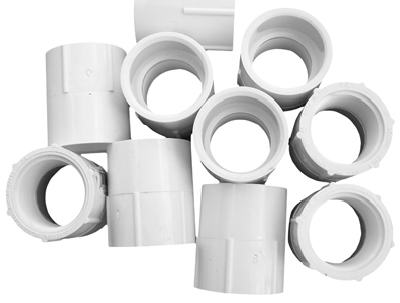 10PK 1"Pres Fem Adapter